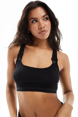Mama;licious Mamalicious Maternity 2 function Nursing racer neck bra in
