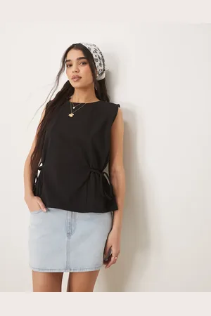 ASOS Oversized tank with tie detail in