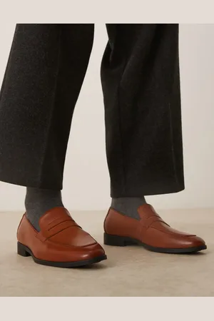 ASOS Penny loafers in tan