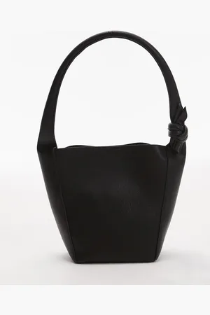 Topshop Skye shoulder bucket bag with knotted handle in