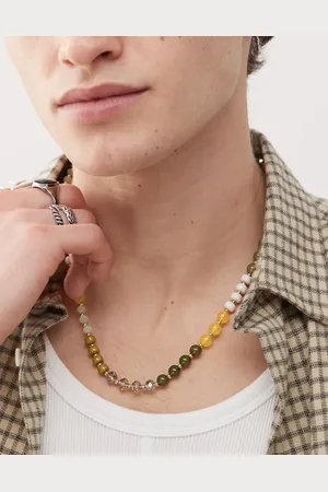 FADED FUTURE Bead necklace in green