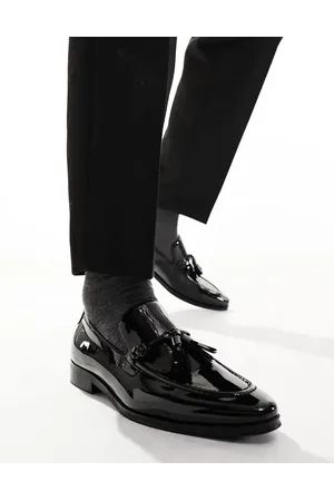 ASOS Loafers in patent with tassel