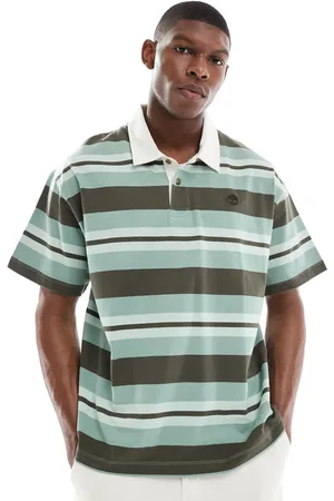 Timberland Striped rugby polo in bay yd