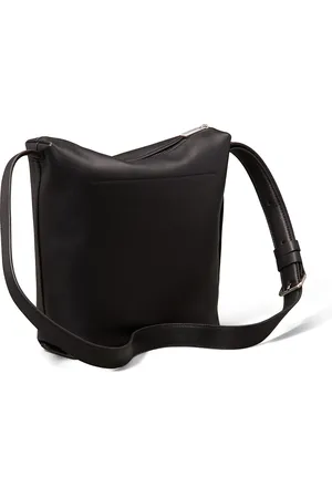 Calvin Klein Leather Crossbody Tote Bag in Ck