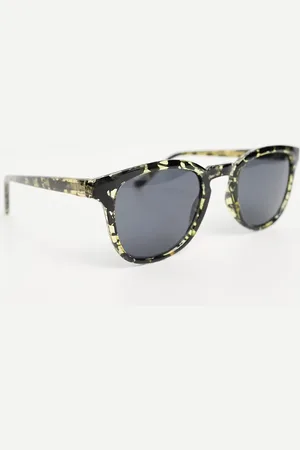 A. Kjærbede Bate retro sunglasses in yellow tortoise