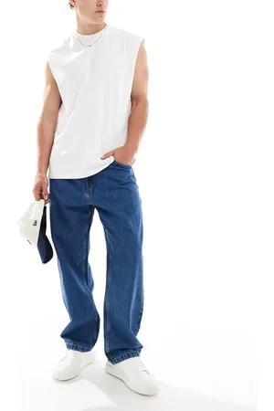 Bershka Baggy jeans in indigo