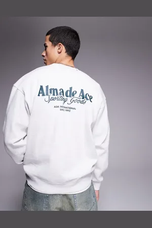 Alma de Ace Graphic back print 420gsm sweatshirt in