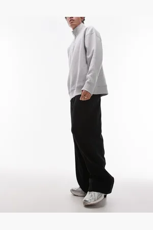 Topman Casual linen blend relaxed trousers in