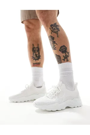 ASOS Knitted lace up trainers in