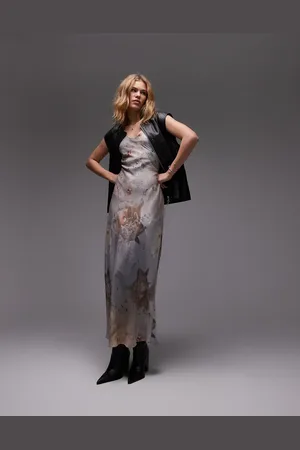 AllSaints Bryony maxi dress in bloom soft