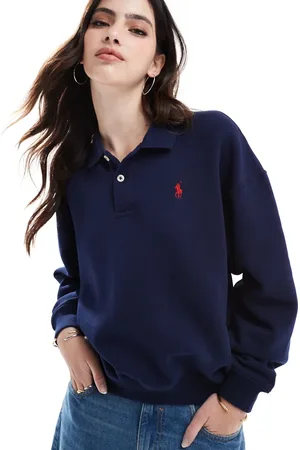 Ralph Lauren Collared sweatshirt with logo in