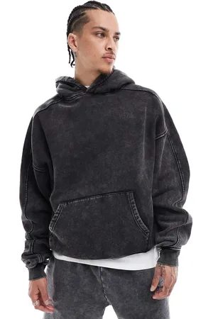 HERA Mens washed graphic hoodie in