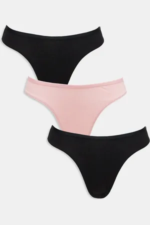 Weekday Inez 3-pack briefs in and pink