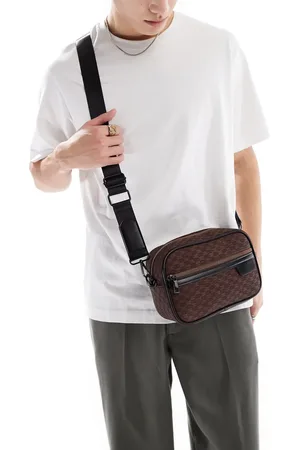 ASOS Monogram cross body bag in