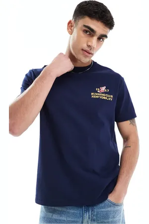 Ralph Lauren Run club P-wing logo print t-shirt classic oversized fit in