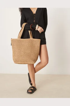 ASOS Straw crochet tote bag