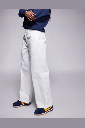 Nike Wide leg trousers in cream