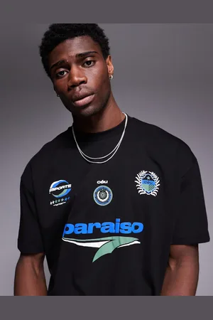 ASOS Oversized t-shirt with sports graphic in