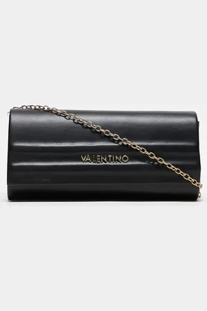 VALENTINO Valentino sofie minimal clutch bag with detachable chain strap in