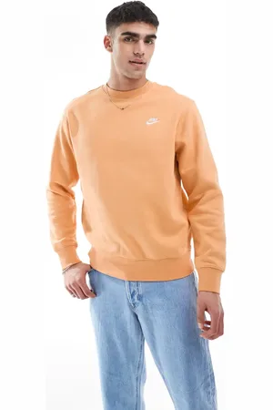 Nike Club sweatshirt in orange