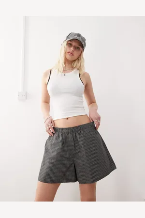 Weekday Relaxed fit shorts in check