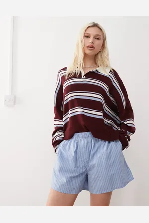 Weekday Relaxed fit shorts in stripe