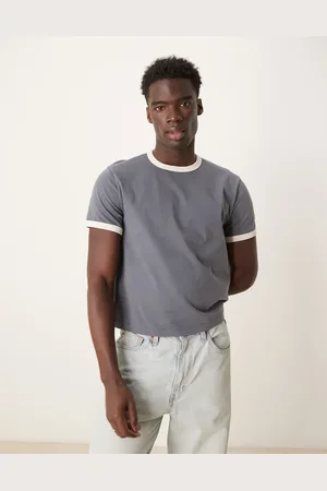 Abercrombie & Fitch Abercombie & Fitch shrunken ringer t-shirt in washed