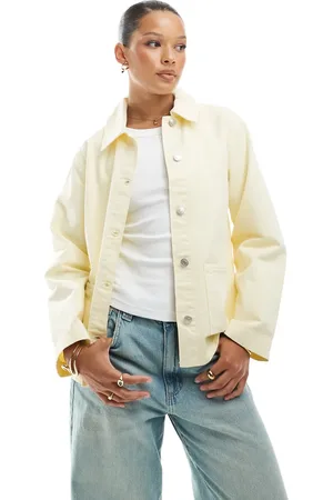 ASOS Denim jacket in butter