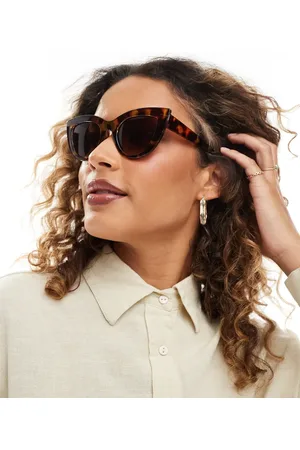 Pieces® Cat eye sunglasses in tortoise shell
