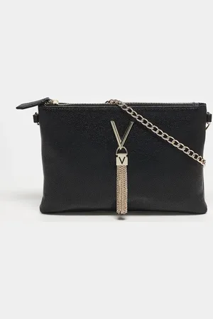 VALENTINO Valentino divina clutch bag in black and
