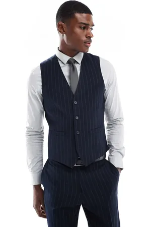 French Connection French Connection formal suit waistcoat co-ord in stripe
