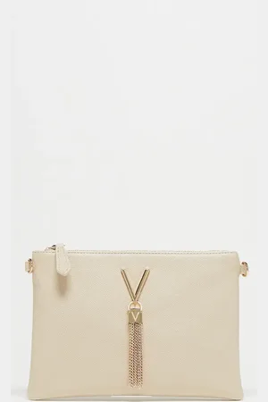 VALENTINO Valentino divina clutch bag in cream and