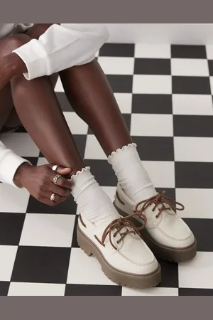Timberland Stone Street platform 3 eye boat shoe in nubuck