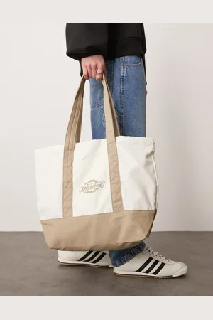 Dickies Logo canvas tote bag in off