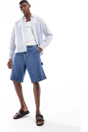 Hollister Baggy jort in medium wash
