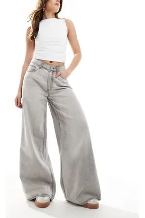 ASOS Soft wide leg jean in