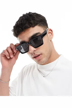 ASOS Square sunglasses with bevel frame in