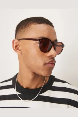 ASOS Round sunglasses with dark frame and lens