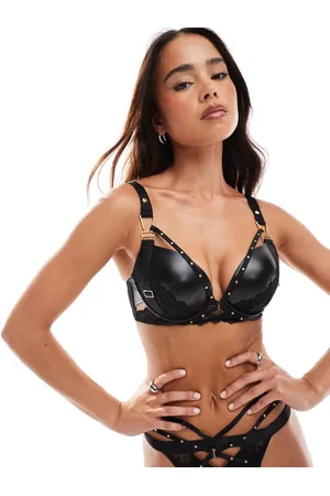 Ann Summers Eliminating PU padded plunge bra in