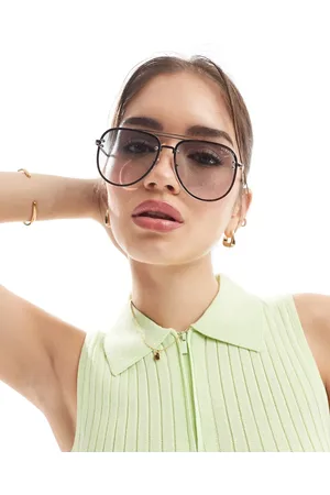 Aire Quartz metal aviator sunglasses in