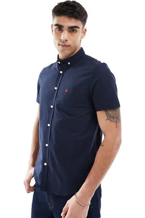 Brave Soul Cotton oxford short sleeve shirt in