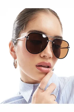 Aire Quartz metal aviator sunglasses in