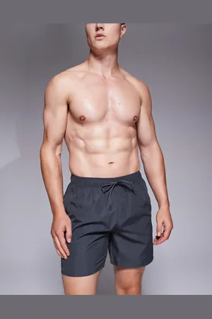 HUGO BOSS BOSS Dive box logo swim shorts in charcoal