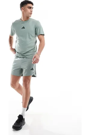 adidas Adidas Training Power 3-stripes shorts in silver