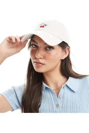 Accessorize Twill cotton Mon Cheri baseball cap in cream