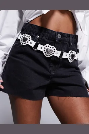 South Beach Heart tassle detail belt in