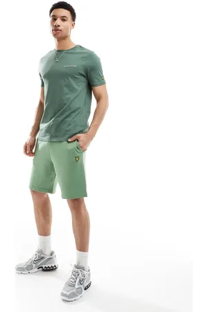 Lyle & Scott Mid bottoms sweat short in x576 smoke