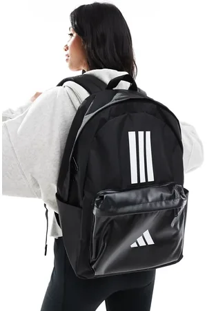 adidas Adidas Training 3 stripe pocket backpack in