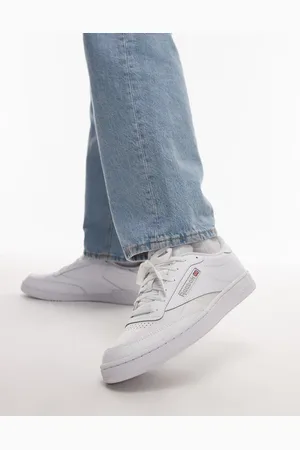 Reebok Club C trainers in off and grey