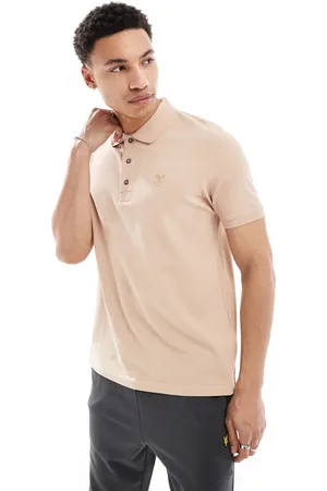 Lyle & Scott Ss polo shirts superfine polo shirt in x626 stealth
